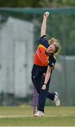 2 May 2021; Ashlee King of Scorchers during the Arachas Super 50 Cup 2021 match between Typhoons and Scorchers at Pembroke Cricket Club in Dublin. Photo by Seb Daly/Sportsfile