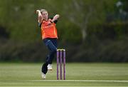 2 May 2021; Ashlee King of Scorchers during the Arachas Super 50 Cup 2021 match between Typhoons and Scorchers at Pembroke Cricket Club in Dublin. Photo by Seb Daly/Sportsfile