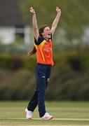 2 May 2021; Lara Maritz of Scorchers appeals for an lbw during the Arachas Super 50 Cup 2021 match between Typhoons and Scorchers at Pembroke Cricket Club in Dublin. Photo by Seb Daly/Sportsfile