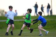 2 May 2021; Action during Seapoint Minis rugby training at Seapoint RFC in Dublin. Photo by Ramsey Cardy/Sportsfile