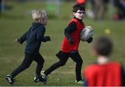 2 May 2021; Maxim Tadayeski during Seapoint Minis rugby training at Seapoint RFC in Dublin. Photo by Ramsey Cardy/Sportsfile