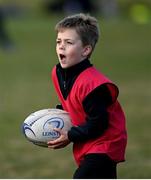 2 May 2021; Leo Tadayeski during Seapoint Minis rugby training at Seapoint RFC in Dublin. Photo by Ramsey Cardy/Sportsfile