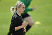 2 May 2021; Stephanie Roche of Peamount United warms-up before the SSE Airtricity Women's National League match between Treaty United and Peamount United at Jackman Park in Limerick. Photo by Piaras Ó Mídheach/Sportsfile