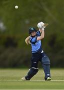 2 May 2021; Celeste Raack of Typhoons plays a shot to score a boundary during the Arachas Super 50 Cup 2021 match between Typhoons and Scorchers at Pembroke Cricket Club in Dublin. Photo by Seb Daly/Sportsfile