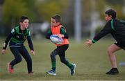 2 May 2021; Action during Seapoint Minis rugby training at Seapoint RFC in Dublin. Photo by Ramsey Cardy/Sportsfile