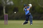 2 May 2021; Celeste Raack of Typhoons plays a shot to score a boundary during the Arachas Super 50 Cup 2021 match between Typhoons and Scorchers at Pembroke Cricket Club in Dublin. Photo by Seb Daly/Sportsfile