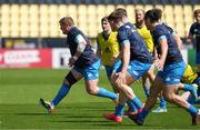 2 May 2021; Tadhg Furlong of Leinster during the warm up before the Heineken Champions Cup semi-final match between La Rochelle and Leinster at Stade Marcel Deflandre in La Rochelle, France. Photo by Julien Poupart/Sportsfile