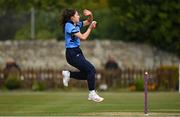 2 May 2021; Ava Canning of Typhoons during the Arachas Super 50 Cup 2021 match between Typhoons and Scorchers at Pembroke Cricket Club in Dublin. Photo by Seb Daly/Sportsfile