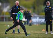 2 May 2021; Action during Seapoint Minis rugby training at Seapoint RFC in Dublin. Photo by Ramsey Cardy/Sportsfile