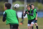 2 May 2021; Action during Seapoint Minis rugby training at Seapoint RFC in Dublin. Photo by Ramsey Cardy/Sportsfile