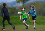 2 May 2021; Action during Seapoint Minis rugby training at Seapoint RFC in Dublin. Photo by Ramsey Cardy/Sportsfile