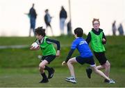 2 May 2021; Action during Seapoint Minis rugby training at Seapoint RFC in Dublin. Photo by Ramsey Cardy/Sportsfile