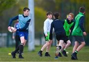 2 May 2021; Action during Seapoint Minis rugby training at Seapoint RFC in Dublin. Photo by Ramsey Cardy/Sportsfile