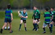 2 May 2021; Action during Seapoint Minis rugby training at Seapoint RFC in Dublin. Photo by Ramsey Cardy/Sportsfile