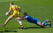 2 May 2021; Rónan Kelleher of Leinster tackles Pierre Bourgarit of La Rochelle during the Heineken Champions Cup semi-final match between La Rochelle and Leinster at Stade Marcel Deflandre in La Rochelle, France. Photo by Julien Poupart/Sportsfile