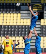 2 May 2021; Jack Conan of Leinster wins a lineout from during the Heineken Champions Cup semi-final match between La Rochelle and Leinster at Stade Marcel Deflandre in La Rochelle, France. Photo by Julien Poupart/Sportsfile