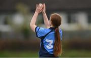 2 May 2021; Rebecca Gough of Typhoons drops a catch during the Arachas Super 50 Cup 2021 match between Typhoons and Scorchers at Pembroke Cricket Club in Dublin. Photo by Seb Daly/Sportsfile