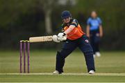 2 May 2021; Jenny Sparrow of Scorchers during the Arachas Super 50 Cup 2021 match between Typhoons and Scorchers at Pembroke Cricket Club in Dublin. Photo by Seb Daly/Sportsfile