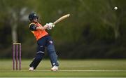 2 May 2021; Lara Maritz of Scorchers plays a shot to score a boundary during the Arachas Super 50 Cup 2021 match between Typhoons and Scorchers at Pembroke Cricket Club in Dublin. Photo by Seb Daly/Sportsfile