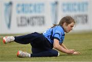 2 May 2021; Georgina Dempsey of Typhoons fields the ball during the Arachas Super 50 Cup 2021 match between Typhoons and Scorchers at Pembroke Cricket Club in Dublin. Photo by Seb Daly/Sportsfile