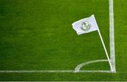 3 May 2021; A corner flag blows in the wind before the SSE Airtricity League Premier Division match between Shamrock Rovers and Waterford at Tallaght Stadium in Dublin. Photo by Seb Daly/Sportsfile