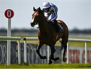 3 May 2021; Broome, with Ryan Moore up, on their way to winning the Coolmore Sottsass Irish EBF Mooresbridge Stakes at The Curragh Racecourse in Kildare. Photo by Harry Murphy/Sportsfile