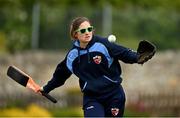 2 May 2021; Typhoons head coach Clare Shillington during the Arachas Super 50 Cup 2021 match between Typhoons and Scorchers at Pembroke Cricket Club in Dublin. Photo by Seb Daly/Sportsfile