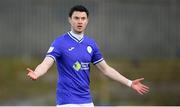 30 April 2021; Johnny Dunleavy of Finn Harps during the SSE Airtricity League Premier Division match between Finn Harps and Shamrock Rovers at Finn Park in Ballybofey, Donegal. Photo by Stephen McCarthy/Sportsfile