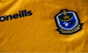 2 May 2021; A detailed view of the Roscommon jersey before a Roscommon football squad portrait session at Dr Hyde Park in Roscommon. Photo by Eóin Noonan/Sportsfile
