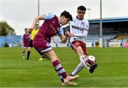 3 May 2021; James Clarke of Drogheda United in action against Dawson Devoy of Bohemians during the SSE Airtricity League Premier Division match between Drogheda United and Bohemians at Head in the Game Park in Drogheda, Louth. Photo by Sam Barnes/Sportsfile