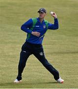 1 May 2021; Graham Kennedy of North West Warriors during the Inter-Provincial Cup 2021 match between Leinster Lightning and North West Warriors at Pembroke Cricket Club in Dublin. Photo by Brendan Moran/Sportsfile