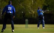 1 May 2021; Jamie Grassi of Leinster Lightning plays a shot during the Inter-Provincial Cup 2021 match between Leinster Lightning and North West Warriors at Pembroke Cricket Club in Dublin. Photo by Brendan Moran/Sportsfile