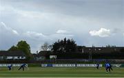 1 May 2021; A general view of the action during the Inter-Provincial Cup 2021 match between Leinster Lightning and North West Warriors at Pembroke Cricket Club in Dublin. Photo by Brendan Moran/Sportsfile