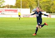 3 May 2021; Ian Bermingham of St Patrick's Athletic celebrates after scoring a late equaliser for his side during the SSE Airtricity League Premier Division match between Sligo Rovers and St Patrick's Athletic at The Showgrounds in Sligo. Photo by Eóin Noonan/Sportsfile