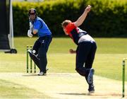 4 May 2021; George Dockrell plays a shot during the Inter-Provincial Cup 2021 match between Leinster Lightning and Northern Knights at Pembroke Cricket Club in Dublin. Photo by Matt Browne/Sportsfile