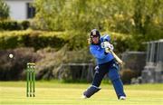 4 May 2021; Jamie Grassi of Leinster Lightning plays a shot during the Inter-Provincial Cup 2021 match between Leinster Lightning and Northern Knights at Pembroke Cricket Club in Dublin. Photo by Matt Browne/Sportsfile