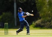 4 May 2021; George Dockrell of Leinster Lightning plays a shot during the Inter-Provincial Cup 2021 match between Leinster Lightning and Northern Knights at Pembroke Cricket Club in Dublin.  Photo by Matt Browne/Sportsfile