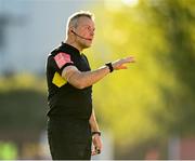 30 April 2021; Referee Raymond Matthews during the SSE Airtricity League Premier Division match between St Patrick's Athletic and Longford Town at Richmond Park in Dublin. Photo by Eóin Noonan/Sportsfile