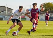 30 April 2021; Jordan Gibson of Sligo Rovers and Ryan O'Shea of Drogheda United during the SSE Airtricity League Premier Division match between Drogheda United and Sligo Rovers at United Park in Drogheda, Louth. Photo by Ben McShane/Sportsfile