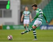 3 May 2021; Danny Mandroiu of Shamrock Rovers during the SSE Airtricity League Premier Division match between Shamrock Rovers and Waterford at Tallaght Stadium in Dublin. Photo by Seb Daly/Sportsfile