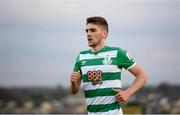 30 April 2021; Dylan Watts of Shamrock Rovers during the SSE Airtricity League Premier Division match between Finn Harps and Shamrock Rovers at Finn Park in Ballybofey, Donegal. Photo by Stephen McCarthy/Sportsfile