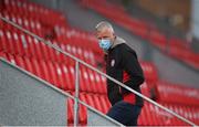 3 May 2021; Former Derry City player Donal O'Brien during the SSE Airtricity League Premier Division match between Derry City and Finn Harps at the Ryan McBride Brandywell Stadium in Derry. Photo by Stephen McCarthy/Sportsfile