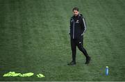 3 May 2021; Derry City manager Ruaidhri Higgins during the SSE Airtricity League Premier Division match between Derry City and Finn Harps at the Ryan McBride Brandywell Stadium in Derry. Photo by Stephen McCarthy/Sportsfile