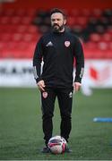 3 May 2021; Derry City coach Raffaele Cretaro before the SSE Airtricity League Premier Division match between Derry City and Finn Harps at the Ryan McBride Brandywell Stadium in Derry. Photo by Stephen McCarthy/Sportsfile