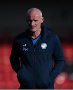 3 May 2021; Finn Harps assistant manager Paul Hegarty during the SSE Airtricity League Premier Division match between Derry City and Finn Harps at the Ryan McBride Brandywell Stadium in Derry. Photo by Stephen McCarthy/Sportsfile