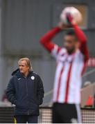 3 May 2021; Finn Harps manager Ollie Horgan during the SSE Airtricity League Premier Division match between Derry City and Finn Harps at the Ryan McBride Brandywell Stadium in Derry. Photo by Stephen McCarthy/Sportsfile