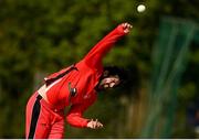 6 May 2021; Tyrone Kane of Munster Reds during the Cricket Ireland InterProvincial Cup 2021 match between North West Warriors and Munster Reds at Eglinton Cricket Club in Derry. Photo by Stephen McCarthy/Sportsfile