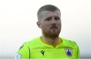 3 May 2021; Longford Town goalkeeper Michael Kelly during the SSE Airtricity League Premier Division match between Longford Town and Dundalk at Bishopsgate in Longford. Photo by Ramsey Cardy/Sportsfile