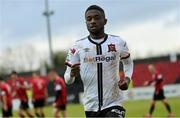 3 May 2021; Junior Ogedi-Uzokwe of Dundalk during the SSE Airtricity League Premier Division match between Longford Town and Dundalk at Bishopsgate in Longford. Photo by Ramsey Cardy/Sportsfile