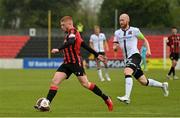 3 May 2021; Aodh Dervin of Longford Town during the SSE Airtricity League Premier Division match between Longford Town and Dundalk at Bishopsgate in Longford. Photo by Ramsey Cardy/Sportsfile